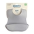 Babero de Silicona Impermeable Punti Gris