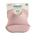 Babero de Silicona Impermeable Punti Rosa