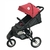 Coche Jogger 3 Ruedas Macizas Latapy Rojo/Gris oscuro - comprar online