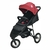 Coche Jogger 3 Ruedas Macizas Latapy Rojo/Gris oscuro