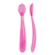 Cuchara con Punta de Silicona Chicco Rosa