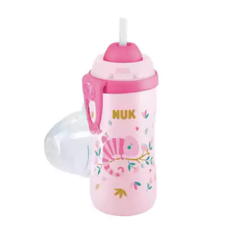 Vaso con Sorbete Antiderrame 300ml Nuk con Efecto Camaleón +12M