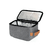 Mochila Maternal Con Lunchera Térmica Happy Little Moments Gris en internet