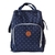 Mochila Maternal Boca de Pez Punti Azul con Puntitos - comprar online