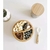 Plato y Cuchara de Bamboo y Silicona con Ventosa en Base Celeste - papalotebebes