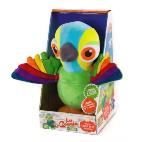 Peluche Loro Pepe Interactivo +12M