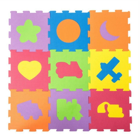 Piso de Goma Eva Encastrable Formas Loopi