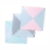 Piso de Goma Eva 72 Piezas Triangulares Color Rosa - papalotebebes