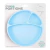 Plato de Silicona Con Divisiones y Ventosa Minikoioi Celeste - comprar online