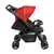 Coche System Travel Ruedas Todoterreno con Giro 360 Felcraft Rojo - papalotebebes