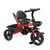 Triciclo Direccional con Toldo y Contenciones Felcraft Rojo - papalotebebes