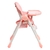 Silla de comer con Altura Regulable Felcraft Rosa - papalotebebes