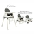 Imagen de Silla de Comer Booster 4 en 1 Avanti Gris