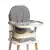 Silla de comer Booster 3 en 1 Love Gris - papalotebebes