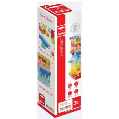 Jenga Didáctico 2 Juegos en 1 +3A