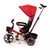 Triciclo Direccional Reforzado Con Asiento Giratorio Love Rojo en internet