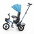 Imagen de Triciclo Direccional Reforzado Con Giro 360 y Asiento Reclinable Love Rosado