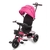 Triciclo Direccional Reforzado Con Giro 360 y Asiento Reclinable Love Rosado
