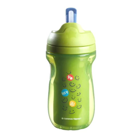 Vaso Térmico Con Boquilla de Silicona Tomme tippee Verde