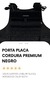 Pre orden chaleco portaplaca premium negro - comprar online