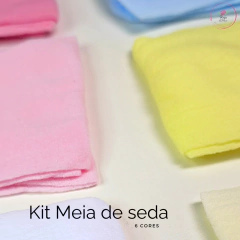 Kit Meia de Seda (6 unidades) sortidas - loja online