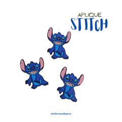 Aplique Stitch Emborrachado (Lilo & Stitch)