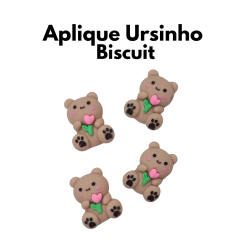 Aplique Ursinho de Biscuit (4 unidades) - comprar online