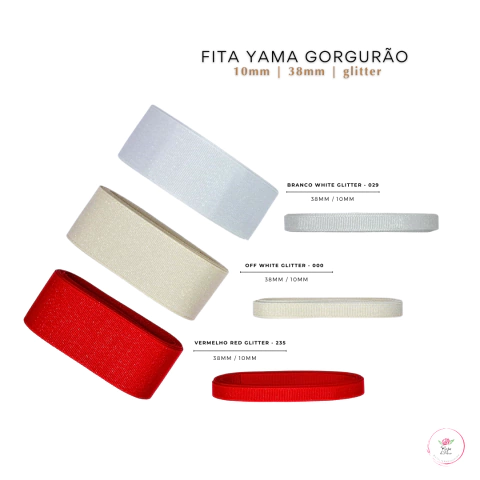 Fita gorgurão Yama Glitter