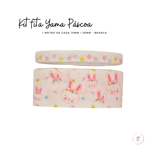 Kit Fita Yama Páscoa Branco (2 metros) - 1 metro de cada
