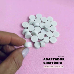 Adaptador Giratório Branco para Aplique e Laços – Plástico – 10 Unidades - comprar online