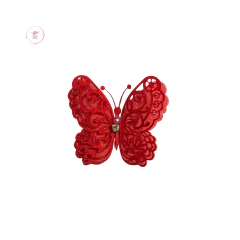 Aplique Borboleta Rendada MODELO 1 - 3,5cm - Atelie Rosa di Pano