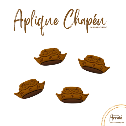 Aplique Chapéu Emborrachado