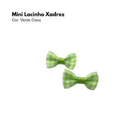 Mini Lacinho Xadrez (6 unidades) na internet