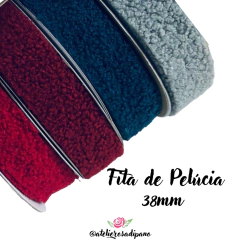 Fita de Pelúcia 38mm (1 Metro) na internet