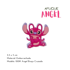 Aplique Angel Emborrachado (Lilo & Stitch) - loja online