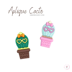 Aplique Cacto Emborrachado 3,9cm (1 unidade)