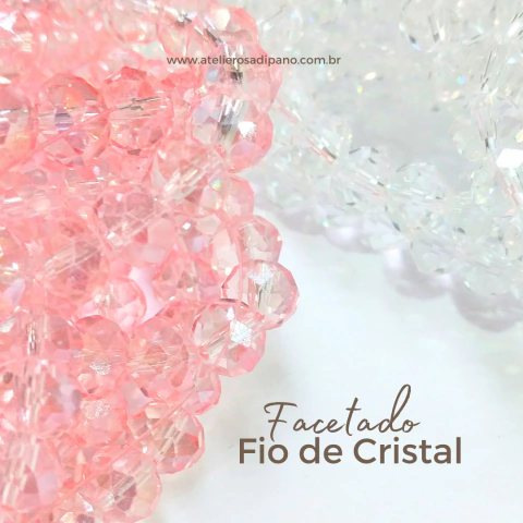 Fio de Cristal Facetado 8 mm