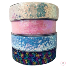 Fita Paetê Lantejoula - 40mm (1 metro) - comprar online