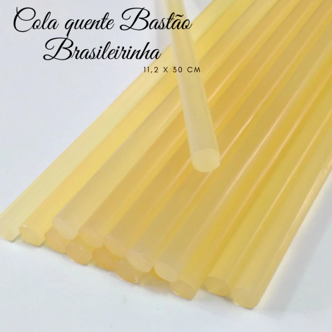 Cola Quente Bastão Brasileirinha 11,2 x 30 Grossa (5 unidades)