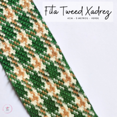 Imagem do Fita Tweed Xadrez 4cm (3 metros)