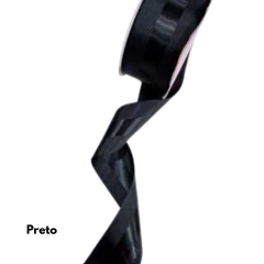 Fita gorgurão com Cetim Central 38mm (3 metros) - comprar online