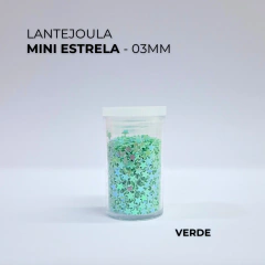 Lantejoulas MINI ESTRELA 3mm | POTINHO com 3 Gramas