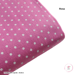 Tecido Tricoline Estampado Poá - 25x48cm (1 unidade) - comprar online