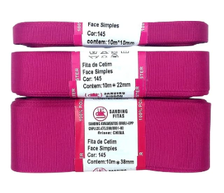 FITA GORGURÃO LISA SANDING COR 145
