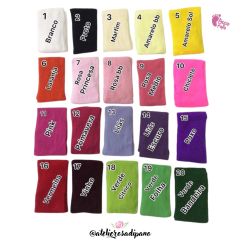 Meia de Seda - Passo fofo - 2 unidades