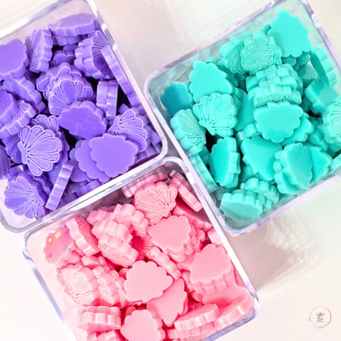 Aplique Micro Concha Do Mar 1cm - (10 unidades)