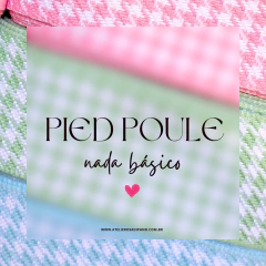 Fita Pied de Poule 38mm - (3 metros)