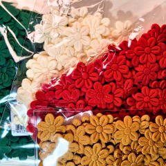 Kit Florzinha Prensada Natal 2x2cm - comprar online