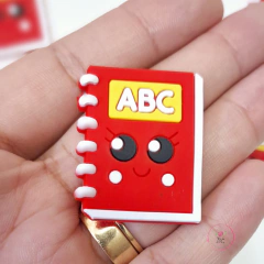Aplique Caderno ABC emborrachado 3,2cm - comprar online