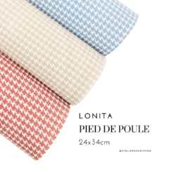 Lonita Pied de Poule 24x34 cm - comprar online